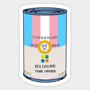 New England Trans Chowder Sticker